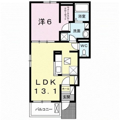 【間取り】 | ア・ラ・モード・ヴィラⅡ　Ａ