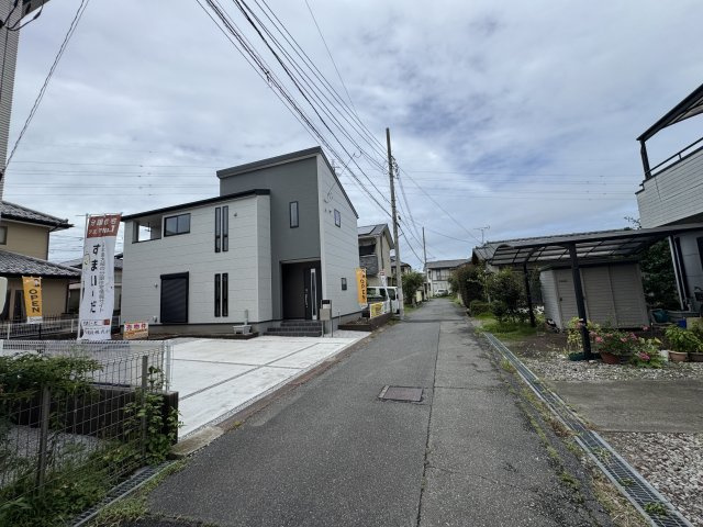 新築　前橋市青柳町第４　Livele Garden.S　１号棟の前面道路含む現地写真|現地写真　東側接道幅員約4.5ｍ