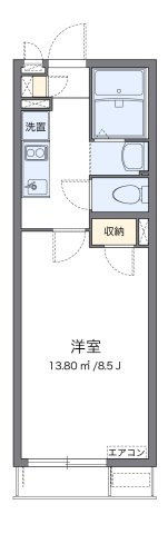 【間取り】 | クレイノミソラⅡ | 代表的な間取のため実際の間取とは異なる場合があります