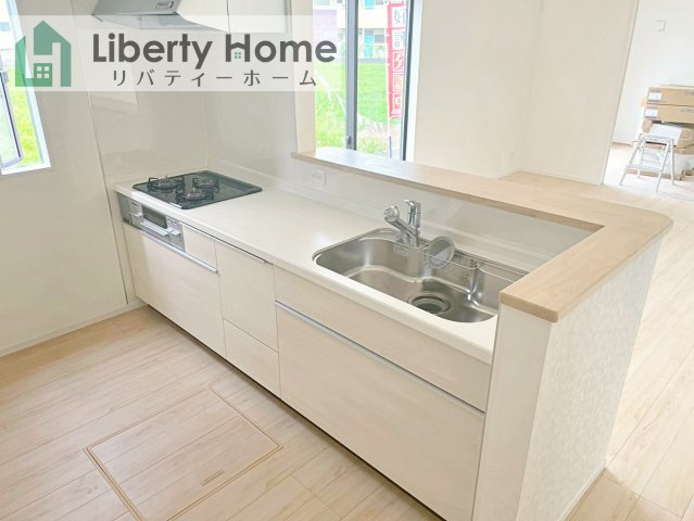 土浦市中村南第11　新築戸建　4号棟のキッチン