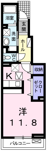 ディア　べルジュの間取り