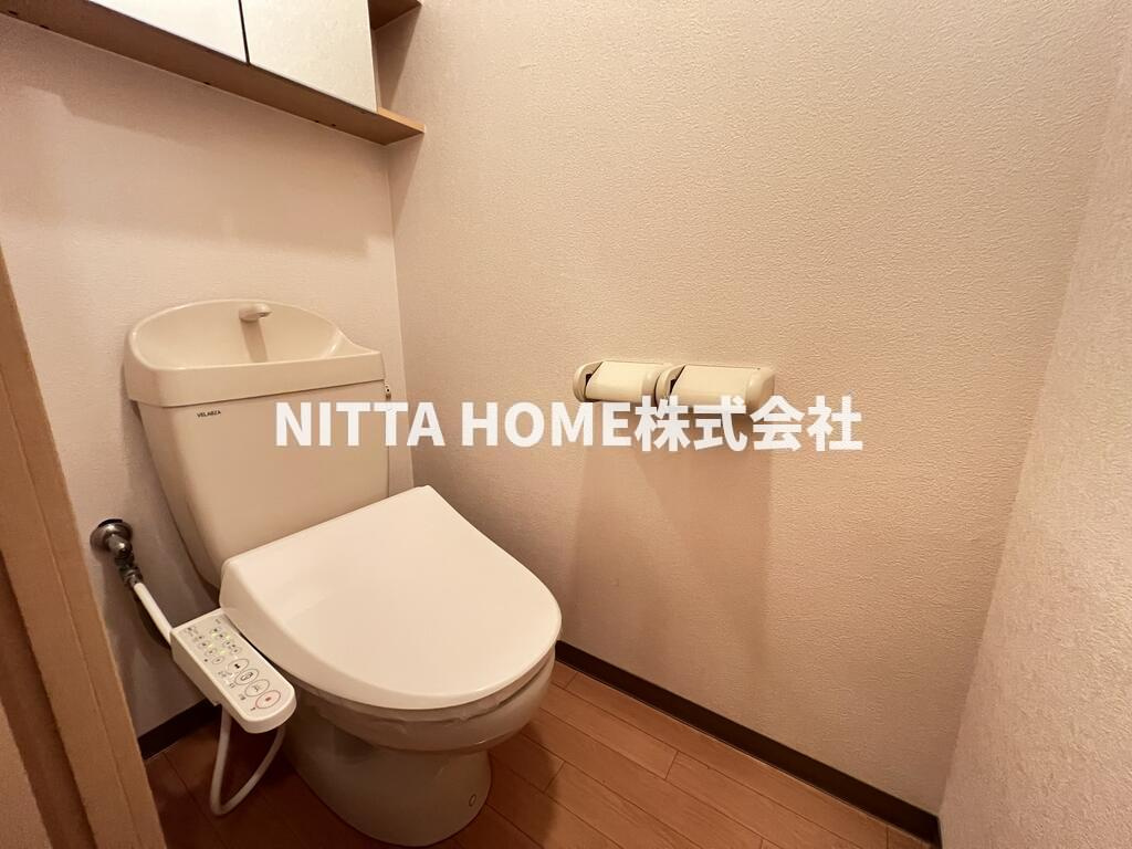 福知山市桔梗が丘３丁目のアパートのトイレ|温水洗浄便座付きのトイレです＊