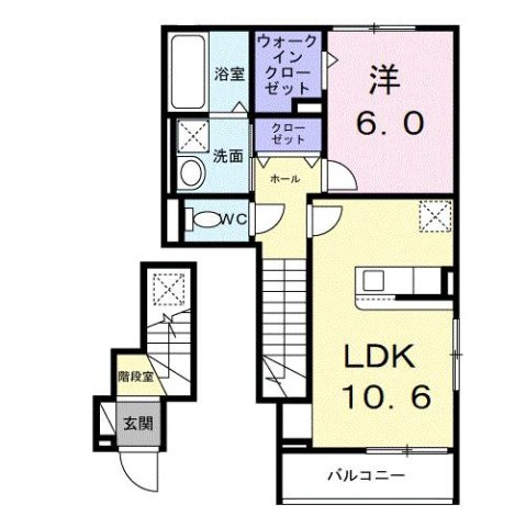 プロムナード・Ｋの間取り