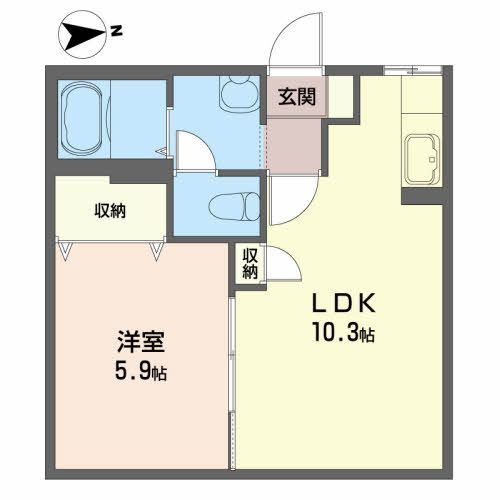 ファミール浅岸の間取り