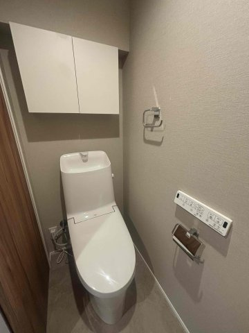 ライオンズプラザお茶の水のトイレ|落ち着いた色調のトイレです