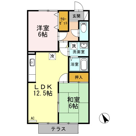 ルミエール中迫の間取り