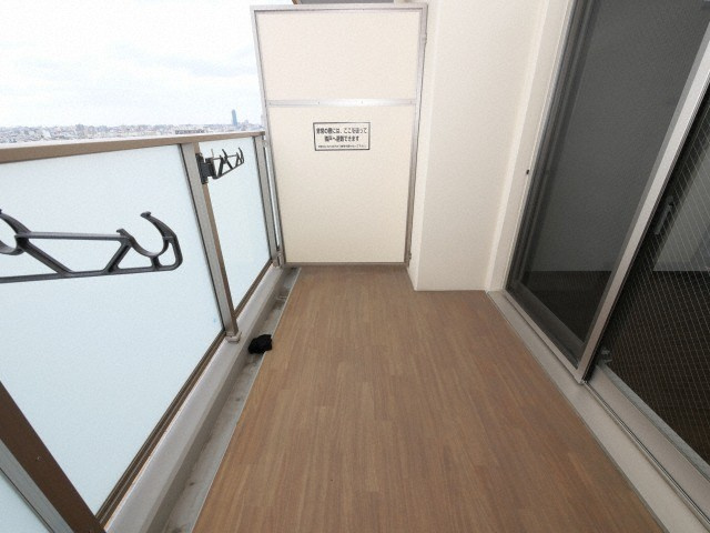 La Douceur北巽のバルコニー
