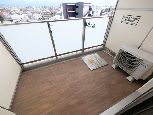 La Douceur北巽のバルコニー