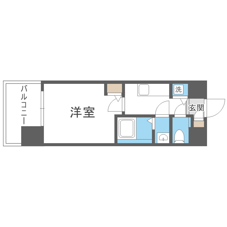 La Douceur北巽の間取り