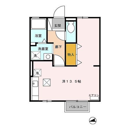 サンライズ　Ｂの間取り