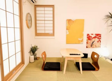 新宿区高田馬場３丁目の旅館の内装