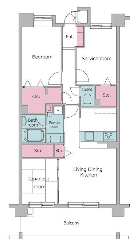 レジディア東松戸 の間取り