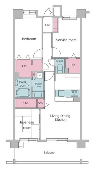 レジディア東松戸 の間取り