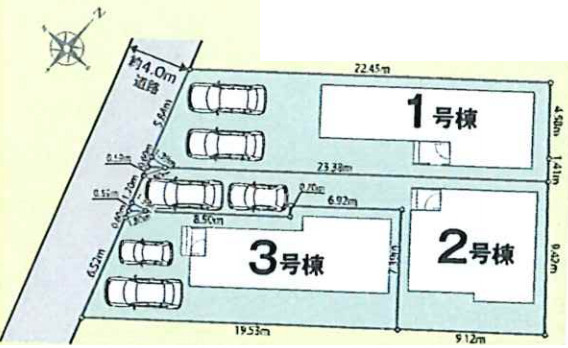 さいたま市西区佐知川　第1期　新築戸建て　リナージュネクスジー　02の区画図|2号棟
