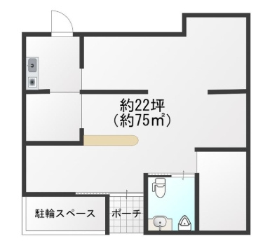 玉川１丁目テナントの間取り