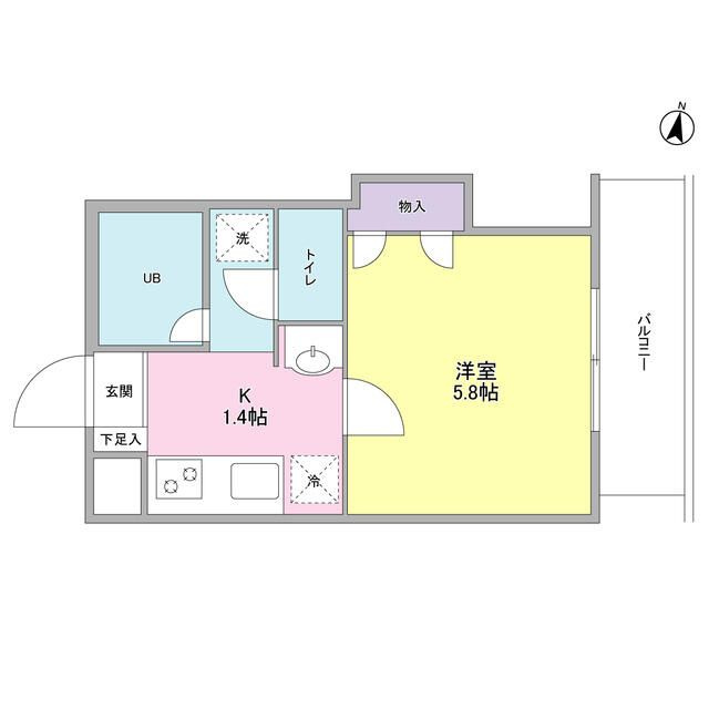 エメラルドマンション３の間取り