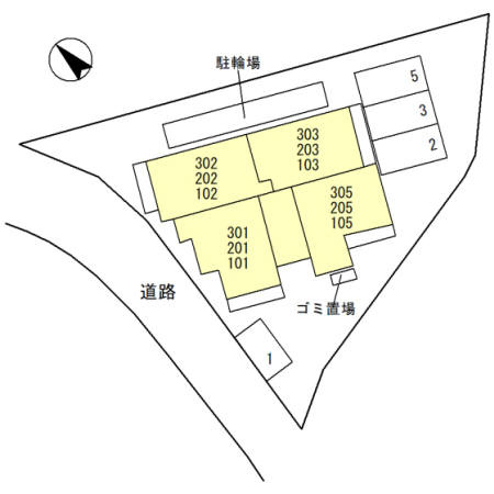 Ｄ’ＧＲＥＥＮの区画図