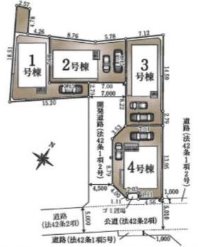 清瀬市下宿第16　全4棟　1号棟