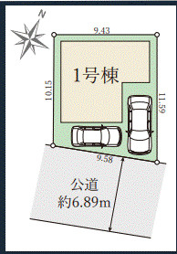 【区画図】 | Terrechez高槻市川西町１期 | 区画図