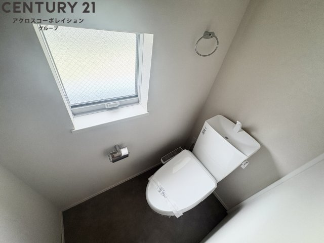 ゆったり落ち着けるトイレです。