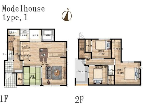 【間取り】 | 小山2丁目Ⅳ