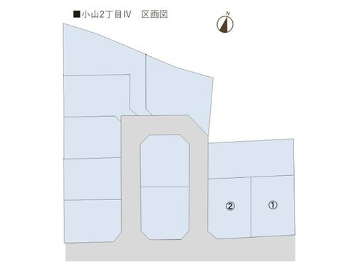 【区画図】 | 小山2丁目Ⅳ