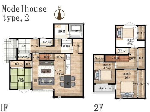 【間取り】 | トレステージ小山2丁目IV