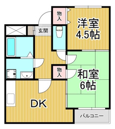 スペリティ岡山５番館の間取り
