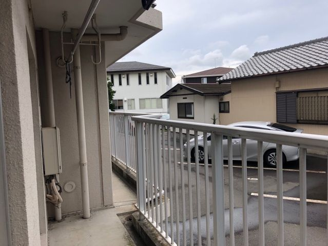 メゾンポレールのバルコニー