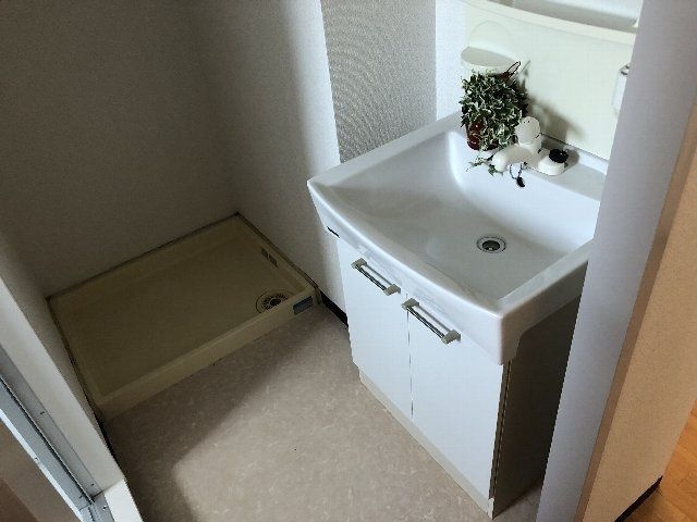 メゾンポレールの洗面所