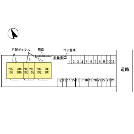 D-room片口の区画図