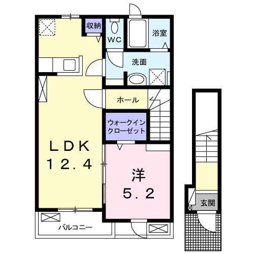 ファンド今宿Ⅱの間取り