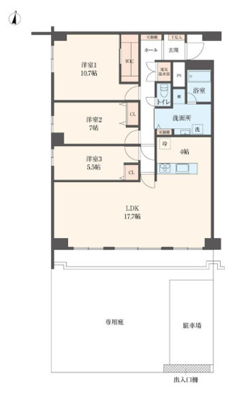 【間取り】 | OTC北橋グランドコーポ