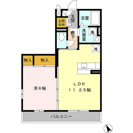スカイハイツの間取り