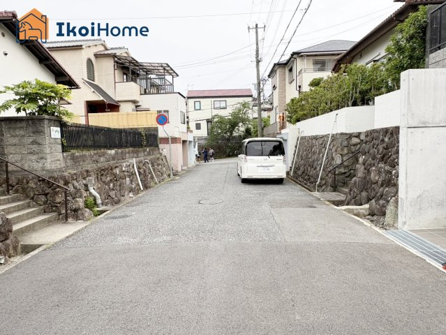 神戸市北区緑町5丁目　全2棟　新築戸建　2号地の前面道路含む現地写真|【ホームページに現地動画掲載中】●年中無休：当日予約可●周辺交通量少なく大変静かな環境です。