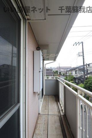 ウィステリアおゆみ野　Ｃのバルコニー|暖かな日差しのふりそそぐバルコニー