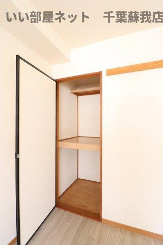 ウィステリアおゆみ野　Ｃの収納|収納のためのスペースです