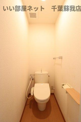 ウィステリアおゆみ野　Ｃのトイレ|トイレもきれいです