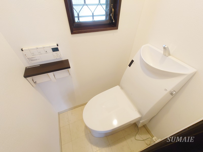 ハイツＳのトイレ|温水洗浄機能付きトイレです☆