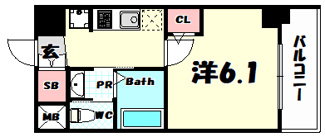 【間取り】 | エステムコート神戸元町2リザーヴ