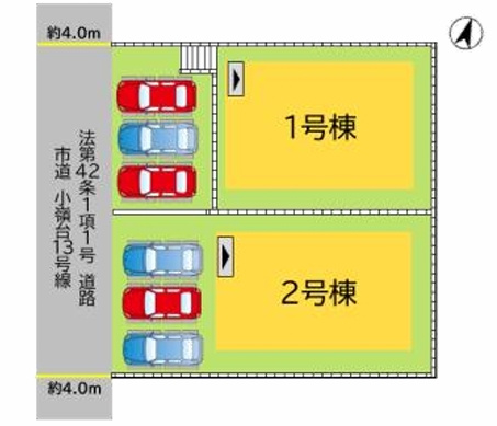 北九州市八幡西区小嶺台2丁目2期の区画図