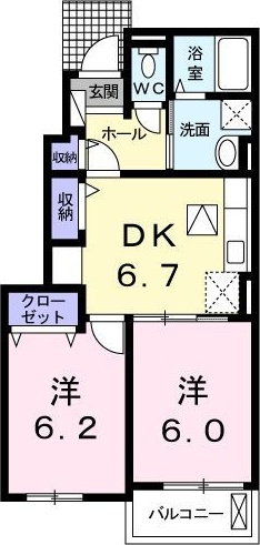 メゾン・ド・リーヴ　Ｂの間取り