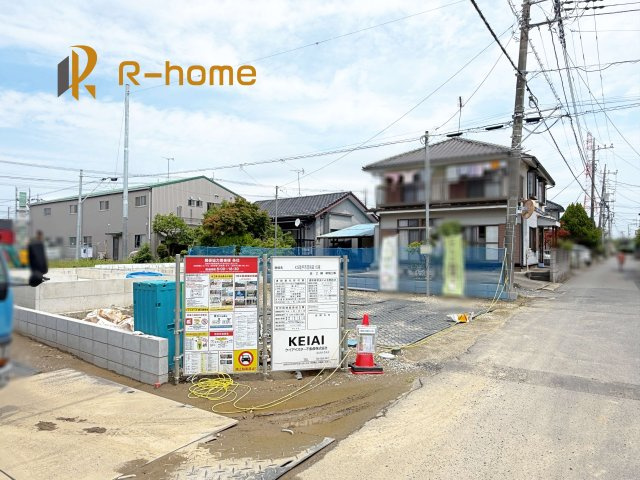 取手市宮和田15期　新築戸建て　3号棟の外観|2026年8月完成予定！近隣の同仕様完成物件をご見学いただけます♪