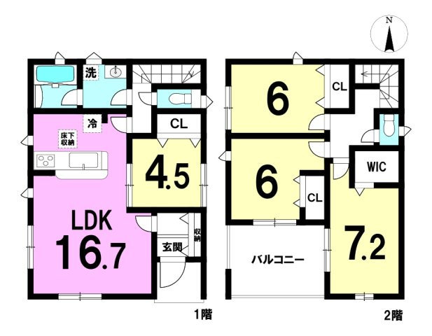 三和町 第1の間取り|4LDKになります。