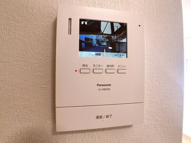 苅藻通2丁目平屋のセキュリティ|録画機能付きのモニターフォンを導入