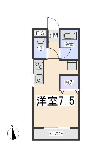 ハイツＭの間取り