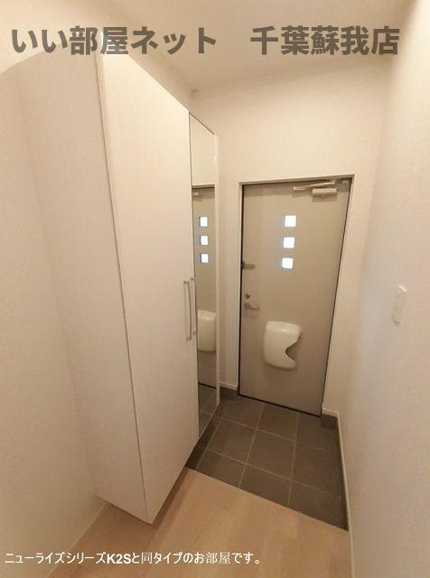 クレインヒルⅡの玄関|シンプルで使いやすい玄関です