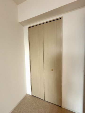洋室6.0帖の収納となります。