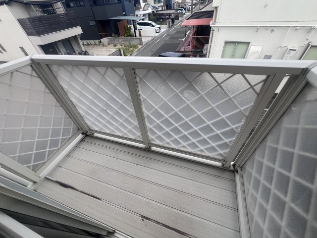 メゾンナカニシのバルコニー