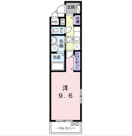 流山市南流山２丁目のアパートの間取り